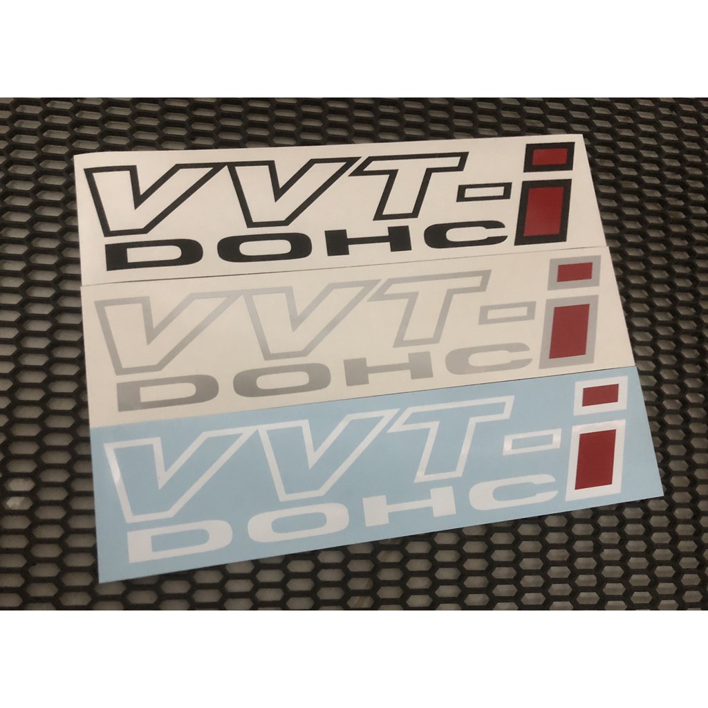 *NEW* สติกเกอร์ DOCH VVT-i (ver.2 ) ไม่สะท้อนแสง สติกเกอร์ ORACAL  สติกเกอร์แต่งรถ  **หากต้องการซื้อคู่ ให้กดซื้อ 2 แผ่น