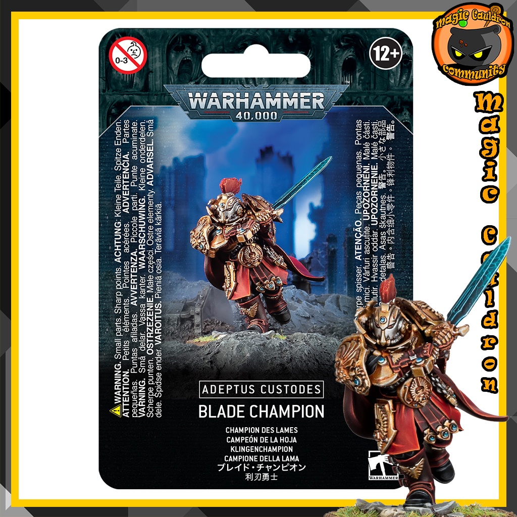 Adeptus Custodes Blade Champion Warhammer 40000 - Magic.cauldron ...