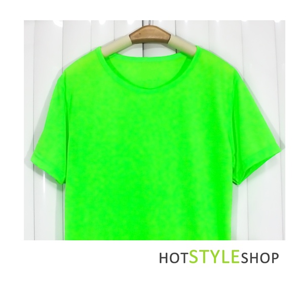 เสื้อทีมนีออน เรืองแสงเมื่อกระทบไฟแบล็คไลท์ สีสะท้อนแสง ใส่ได้ทั้งชายหญิง มีไซส์ใหญ่บิ๊กไซส์สาวอวบ
