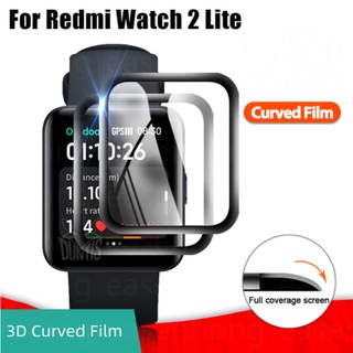 ฟิล์มกันรอยหน้าจอ 3D กันน้ํา กันกระแทก กันรอยขีดข่วน สําหรับ Redmi Watch 2 Lite 1 2 3 ชิ้น