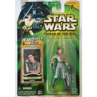 Star Wars: power of the Jedi Leia Organa (General) Action Figure 3.75"