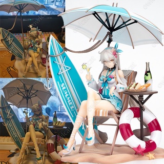 โมเดล Honkai Impact 3rd Kiana Kaslana (Parasol Kaiserin Outfits Ver.) 17cm K-423 Herrscher of the Void Swimsuit 1/8 PVC Packed in Box Model Honkai Impact 3 Figure