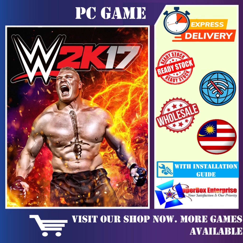 [ Digital / DVD / Pendrive ] FULL WWE 2K17 2017 – โดย 2K - เกมออฟไลน์ [ Best PC / Windows Game ]
