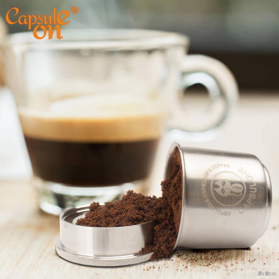 Capuslone stainless steel hamber tamper and capsule fit for illy X Y coffee machine capsule pod reusable refillable caps