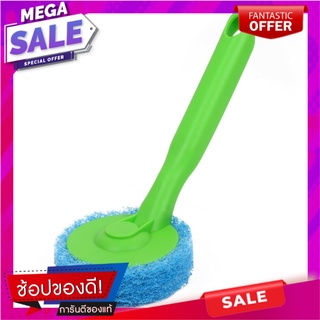 แปรงใยขัดล้างภาชนะจานชาม MR.SMART สีเขียว แปรงทำความสะอาด SCRUB CLEANING BRUSH DISHWARE MR.SMART GREEN อุปกรณ์ทำความสะอา