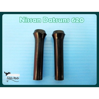 NISSAN DATSUN 620 DOOR LOCK BOTTON LH&amp;RH SET PAIR "BLACK"   // ปุ่มล็อคประตูรถ ซ้ายขวา (เฉพาะปุ่ม) สีดำ