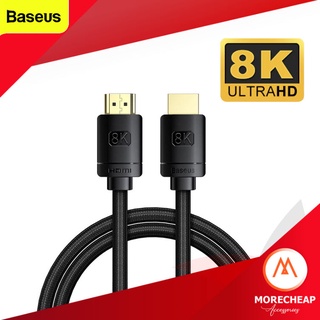 🔥ถูก/แท้🔥Baseus สายถัก HDMI2.1 รองรับ 8k 8K/60Hz 4K/120hz 48Gbps For Xbox PS4 PS5 TV สาย HDMI