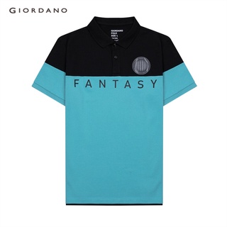 GIORDANO เสื้อโปโลผู้ชาย Mens Fantacy Polo 01012232