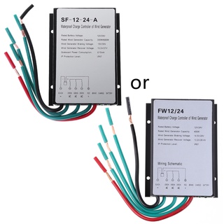 ตัวควบคุมการเก็บประจุกังหันลม 600W 12V 24V กันน้ํา สําหรับเครื่องกําเนิดไฟฟ้า
