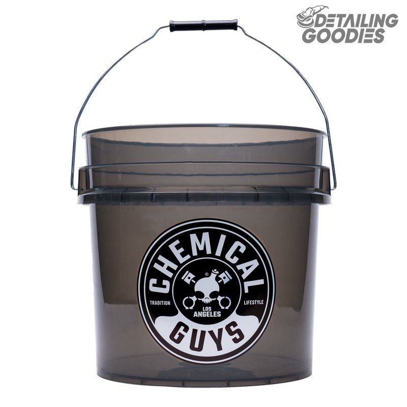 (ถังน้ำล้างรถ) Heavy Duty Ultra Clear Detailing Bucket (4.5 GAL) (Smoked Obsidia)