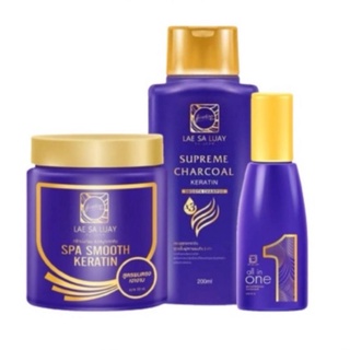 LAE SA LUAY Spa Smooth Keratin by joom แลสลวย สปา สมูทเคราติน สูตรฟื้นฟูผมเสีย อย่างล้ำลึก แลสลวย ทรีทเม้นท์ ของแทั