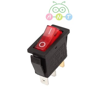 พร้อมส่ง-Rocker Switch KCD3-102N 3Pin 15A 250VAC