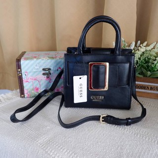 กระเป๋าถือ ใบเล็ก Guess Laura Belted Mini Tote Bag  รุ่นนี้หนังนิ่มมากแม่