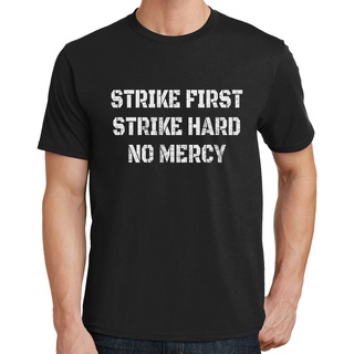 เสื้อยืดผ้าฝ้ายพิมพ์ลายแฟชั่น เสื้อยืด ลาย Strike Hard No Mercy Karate Kid Cobra Kai สําหรับเด็ก 3420