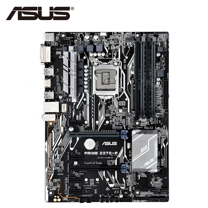 เมนบอร์ด ASUS PRIME Z270-A / ASUS Z270-AR / ASUS Z270-P Z270-DRAGON รองรับเมนบอร์ด 6, 7, 8 และ 9 U R