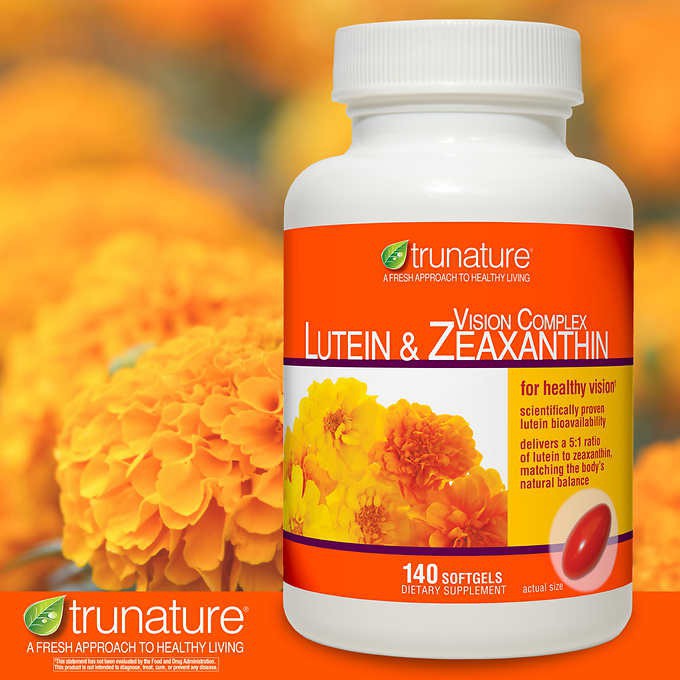 Trunature® Vision Complex Lutein & Zeaxanthin, 140 Softgels