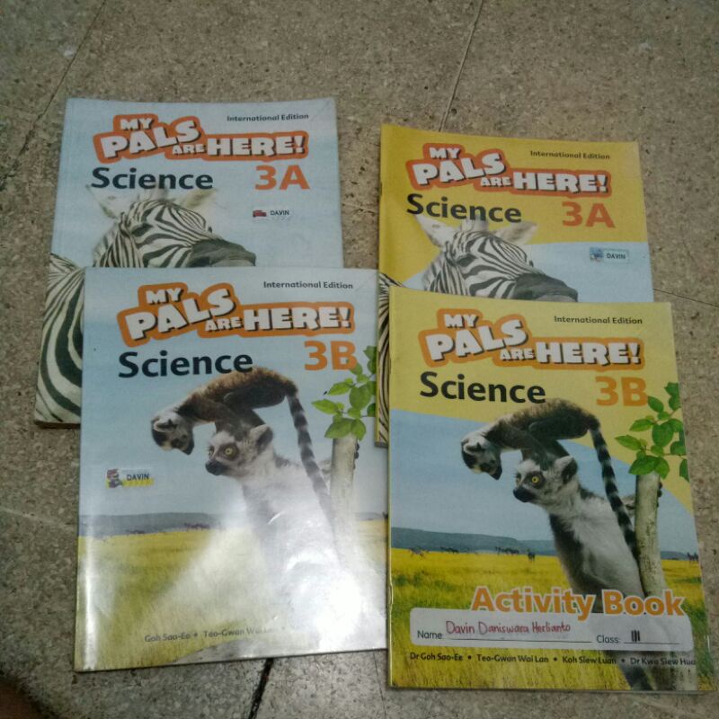 หนังสือ My Pals Science are Here 3A 3B Used