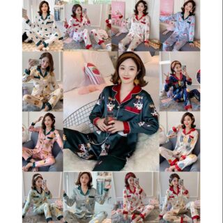 ชุดนอนเซท2ชิ้น เสื้อ+กางเกง
งานผ้า