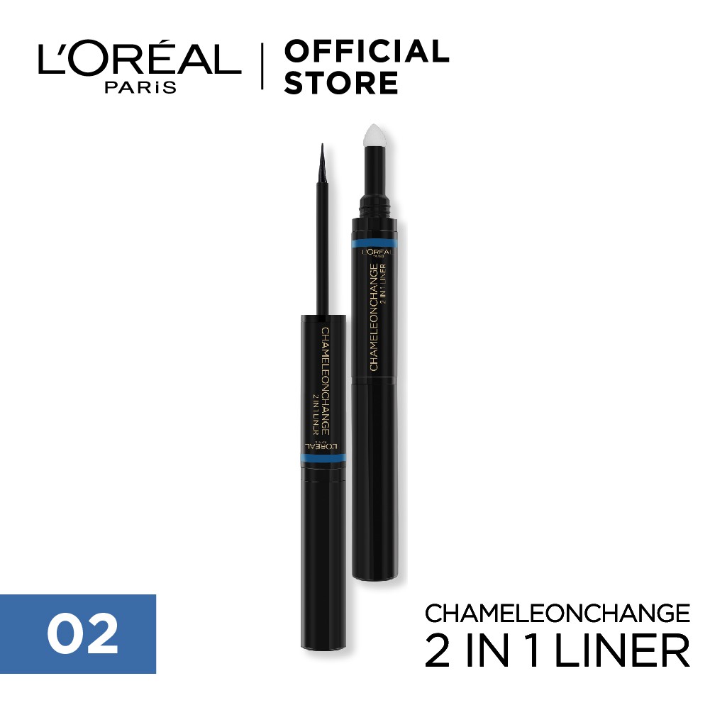 อายไลเนอร์ ลอรีอัล ปารีส คามิลเลี่ยนเชนจ์ ทู อิน วัน ไลเนอร์ L’OREAL PARIS CHAMELEONCHANGE 2 IN 1 LI