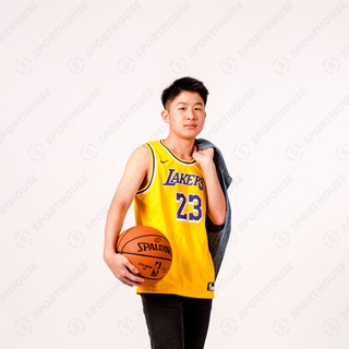 [เสื้อ NBA ของแท้ 100%] พร้อมส่ง‼ เสื้อบาสเด็กโต Los Angeles Lakers Nike Icon Swingman Jersey - Youth - Lebron James