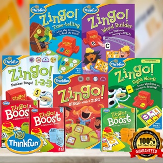 Zingo Bingo! / Numbers 1-2-3 /  Sight words / Word builder / Time telling THINKFUN [ของแท้]