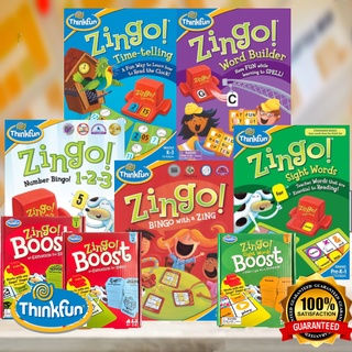 Zingo Bingo! / Numbers 1-2-3 /  Sight words / Word builder / Time telling THINKFUN [ของแท้]