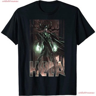 Marvel Hela Gathering the Dead Comic Graphic T-Shirt เสื้อยืดแขนสั้น overside เสื้อยืดผู้หญิง เสื้อยืดผู้ชาย เสื้อยืดพิม