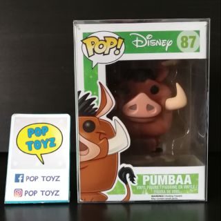 FUNKO POP DISNEY LION KING PUMBAA 87 ของแท้ งานเก่าเลิกผลิตหายาก แถมกล่องใส ของพร้อมส่งไม่ต้องพรีออเดอ ดิสนีย์ ไลออนคิง