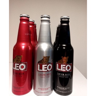 LEO beer Alu aluminum bottles set Thailand Limited edition 20th 