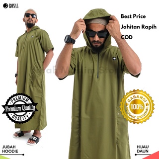 Best PRICE - เสื้อคลุมมุสลิม มีฮู้ด ผ้าฝ้าย พรีเมี่ยม Toyobo Rosal Brand Not laa Al haramain Al Amwa zein isra ikhwan MG9 NOSH Arabi Robe