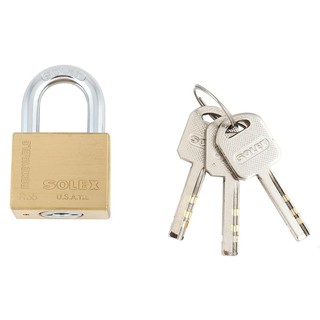 กุญแจมาสเตอร์คีย์ SOLEX PLUS10 135 มม. PB 10 ตัว/ชุดSOLEX35MM PLUS10:1 35 MK PADLOCK10EA/SET