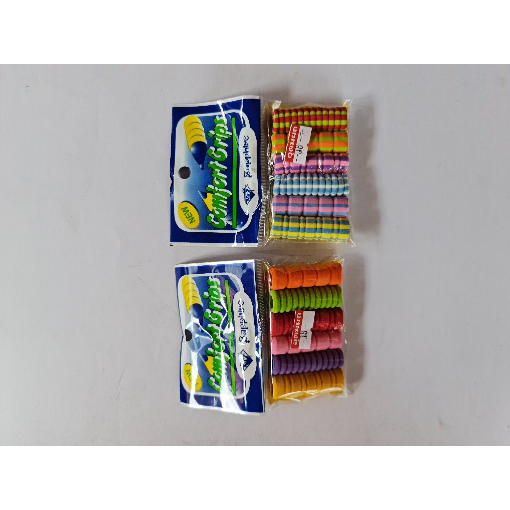 ปลอกจับปากกา 1แพ็ค/6ชิ้น  มีให้เลือก 2 แบบ  ยี่ห้อ Comfort Grips Sapphire