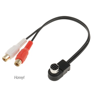 [Homyl] อะแดปเตอร์แยกเสียงวิทยุ Ai-Net To Aux 2 Rca สําหรับ Alpine Cda-7998