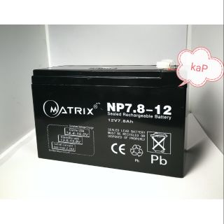 Battery UPS 12V 7.8Ah และ9Ah