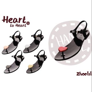 Zhoelala  Heart to Heart Pvc Sandals