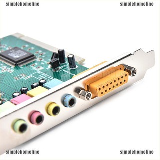 [simplehomeline] การ์ดเสียง MIDI PCI 3D 4 ช่อง 5.1 สําหรับ PC Windows XP 7 8 10