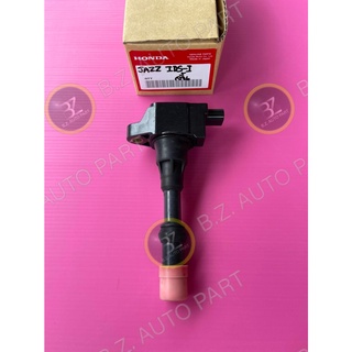 คอยล์จุดระเบิด Ignition coil ตัวสั้นหน้าเครื่อง แท้ ยี่ห้อ HONDA รุ่น JAZZ, CITY ปี 2003 - 2006(I-DSI) รับประกัน 1 เดือน