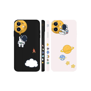 เคสลายแถบข้าง  Son Goku & Luffy การ์ตูน เคสซิลิโคน 12 Pro Max 7พลัส XS 11 #227