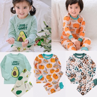 Pattern pyjamas set ชุดนอนเด็กผ้านิ่ม pyjamas17