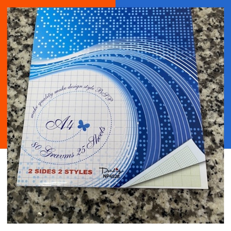 สมุดกราฟ Graph Pad A4 80แกรม 25แผ่น รุ่น2หน้า 2สเกล BSP ฉีกเป็นแผ่นได้แบบกระดาษรายงาน พร้อมส่ง มีเก็บแลายทาง US.Station - รูปที่ 7