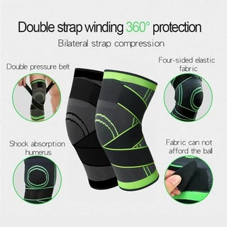 ผ้ารัดเข่า ที่รัดเข่า พยุงหัวเข่า สนับเข่า ป้องกันและบรรเทาการบาดเจ็บ Knee support ปลอกผ้าช่วยรัดหัวเข่า