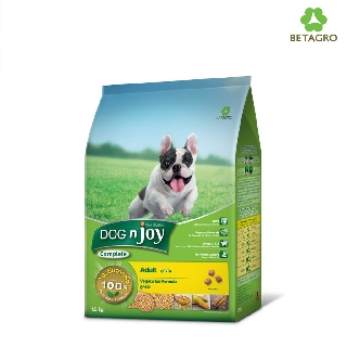 DOG n joy Complete ขนาด 1.5 กก. (ด็อก เอ็นจอย คอมพลีท) สูตรเจ อาหารเม็ดสำหรับสุนัขทุกสายพันธุ์