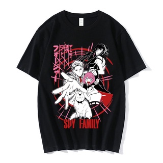 ใหม่ เสื้อยืดผ้าฝ้าย 100% พิมพ์ลายอนิเมะ Spy X Family Loid Forger Anya Forger Yor Forger แนวสตรีท แฟชั่นฤดูร้อน สไตล์ฮาร