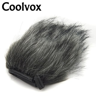 coolvox ขนสัตว์เทียมโล่กระจกกันลม 6 . 9 ซม