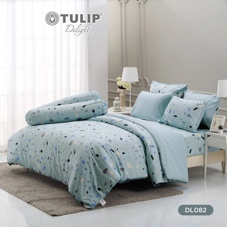 TULIP ชุดเครื่องนอน ผ้าปูที่นอน ผ้าห่มนวม รุ่นTULIP Delight พิมพ์ลาย DL082 ลายหินขัด โทนสีพาสเทล ในสไตล์ที่เป็นคุณ