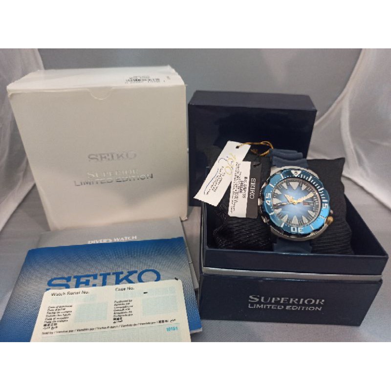 SEIKO LIMITED EDITION SEIKO MONSTER POWER BLUE สีน้ำเงิน SPR455K1 ไซโก นาฬิกาสปอร์ตคอลเลคชั่น