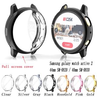 เคสซิลิโคนสำหรับเคส Tpu ป้องกันรอยหน้าจอสําหรับ Samsung Galaxy Watch Active 2 44 40 . Galaxy Active 2 Tpu Activer 500