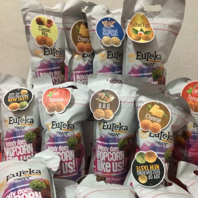 Eureka PoPcorn ป๊อปคอร์นชื่อดัง มี 16 รส รสมาใหม่ 2 รส สินค้ามีพร้อมส่ง