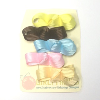 Baby hairclip set in pastel