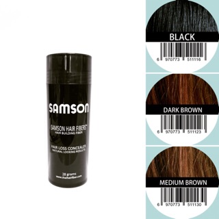 SAMSON Hair Fiber 30g ผงไฟเบอร์ปกปิดผมบาง เพิ่มผมหนา